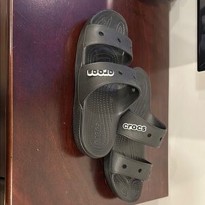 CROCS Classic Black Slide Sandals iconic crocs comfort W7/M9